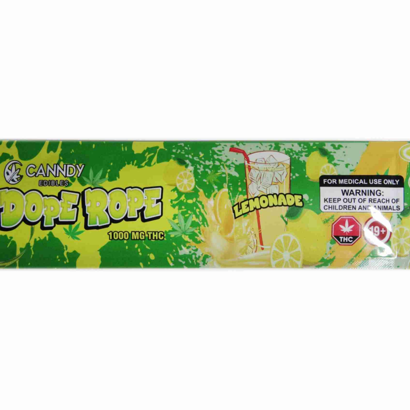 Canndy Edibles – (1000mg THC) Dope Rope Lemonade